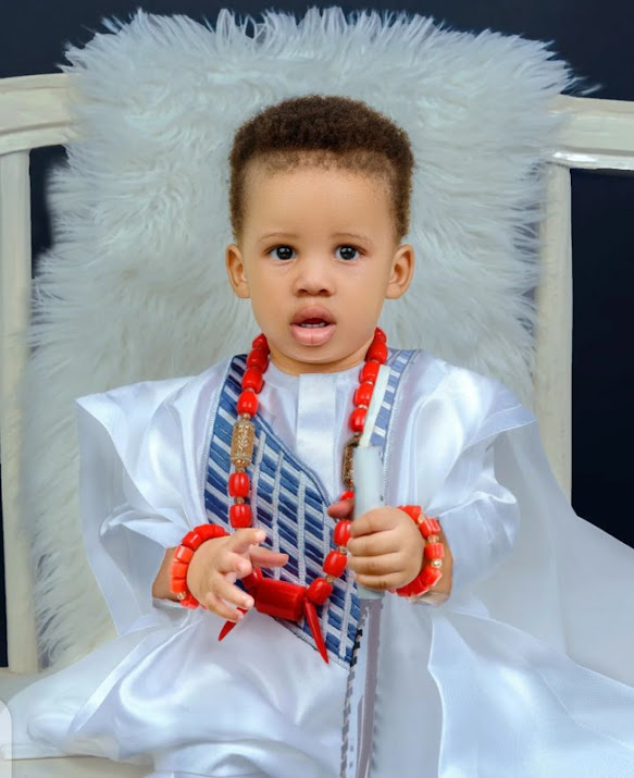 Actor Yul Edochie And 2nd Wife Judy Celebrate 2nd Sons’s First Birthday…