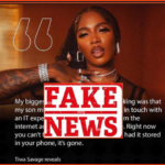 Fake News On Singer Tiwa Savage