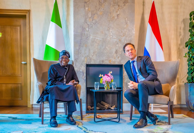 President Tinubu Meets With PM Mark Rutte Of Netherlands And Talks About Trade Opportunities