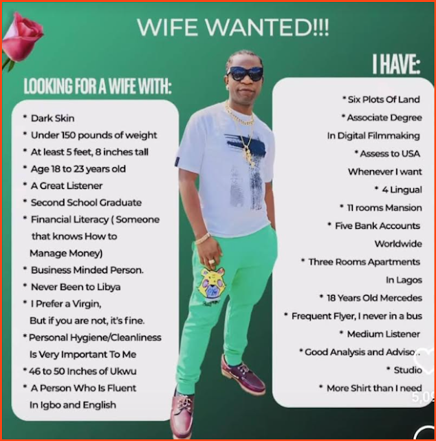 Singer Speed Darlington Lists Qualities He Wants In A Wife And What He Brings To The Table