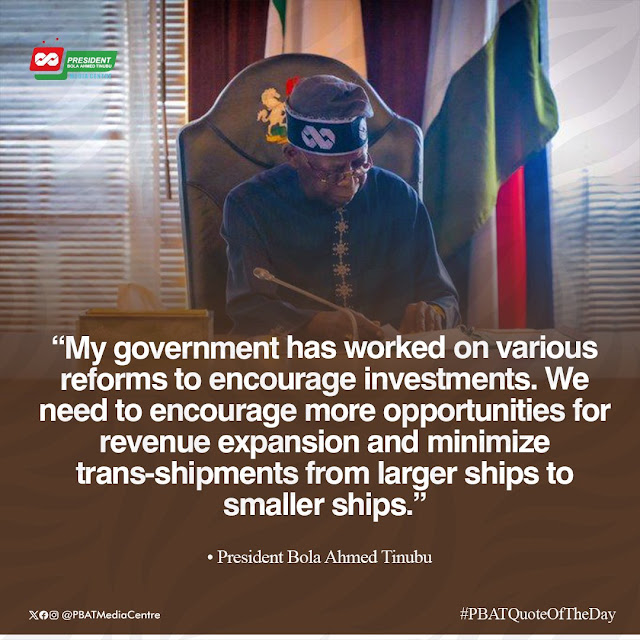 President Tinubu On Quote